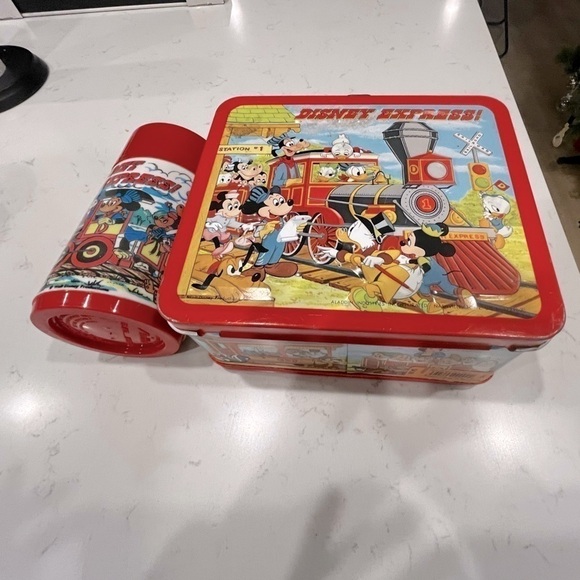 Disney Express Lunchbox And Thermos Vintage 1979